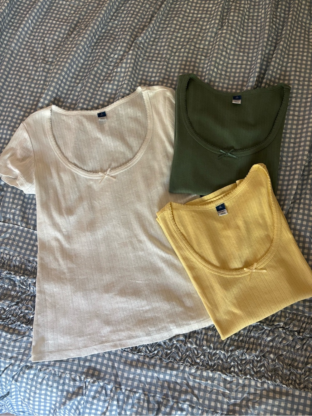 Pointelle Old Navy Tee Bundle - Picture 2 of 2